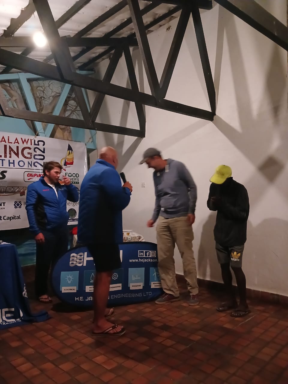 day 2 briefing and prize giving  by the sponsor HEJ